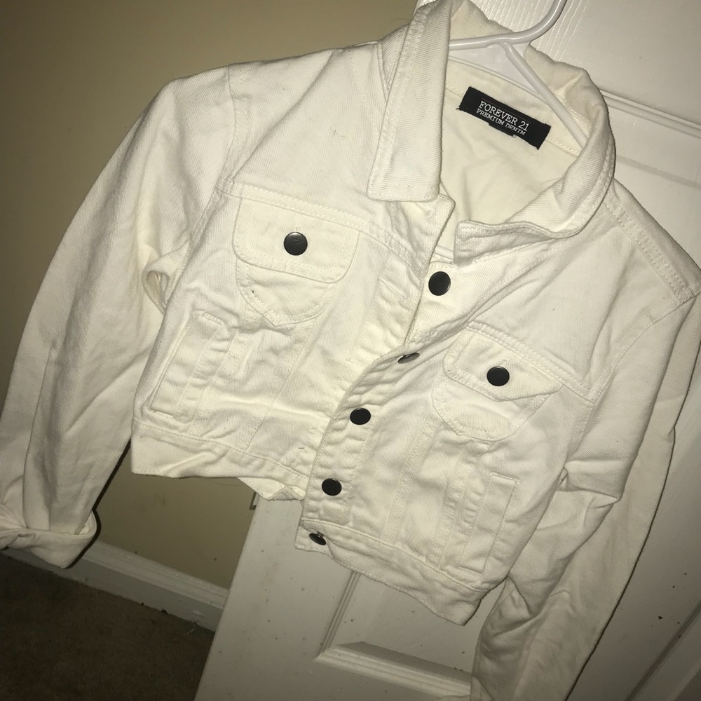 White Blue Jean Jacket